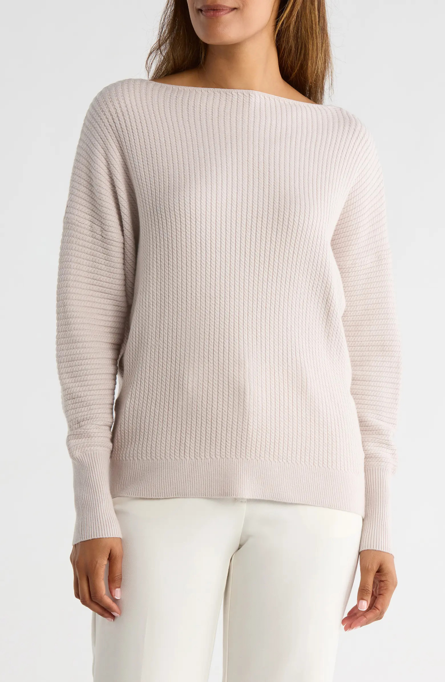 T Tahari Boat Neck Dolman Sleeve Sweater | Nordstromrack | Nordstrom Rack