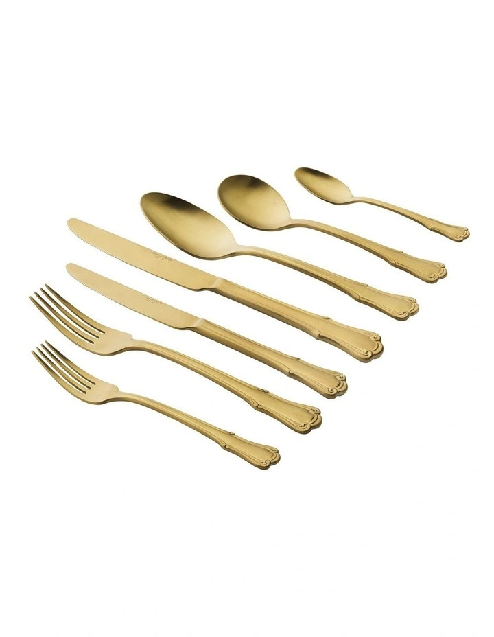 Casa DomaniCastello Cutlery Set 56 Pieces Gift Boxed in Champagne | Myer