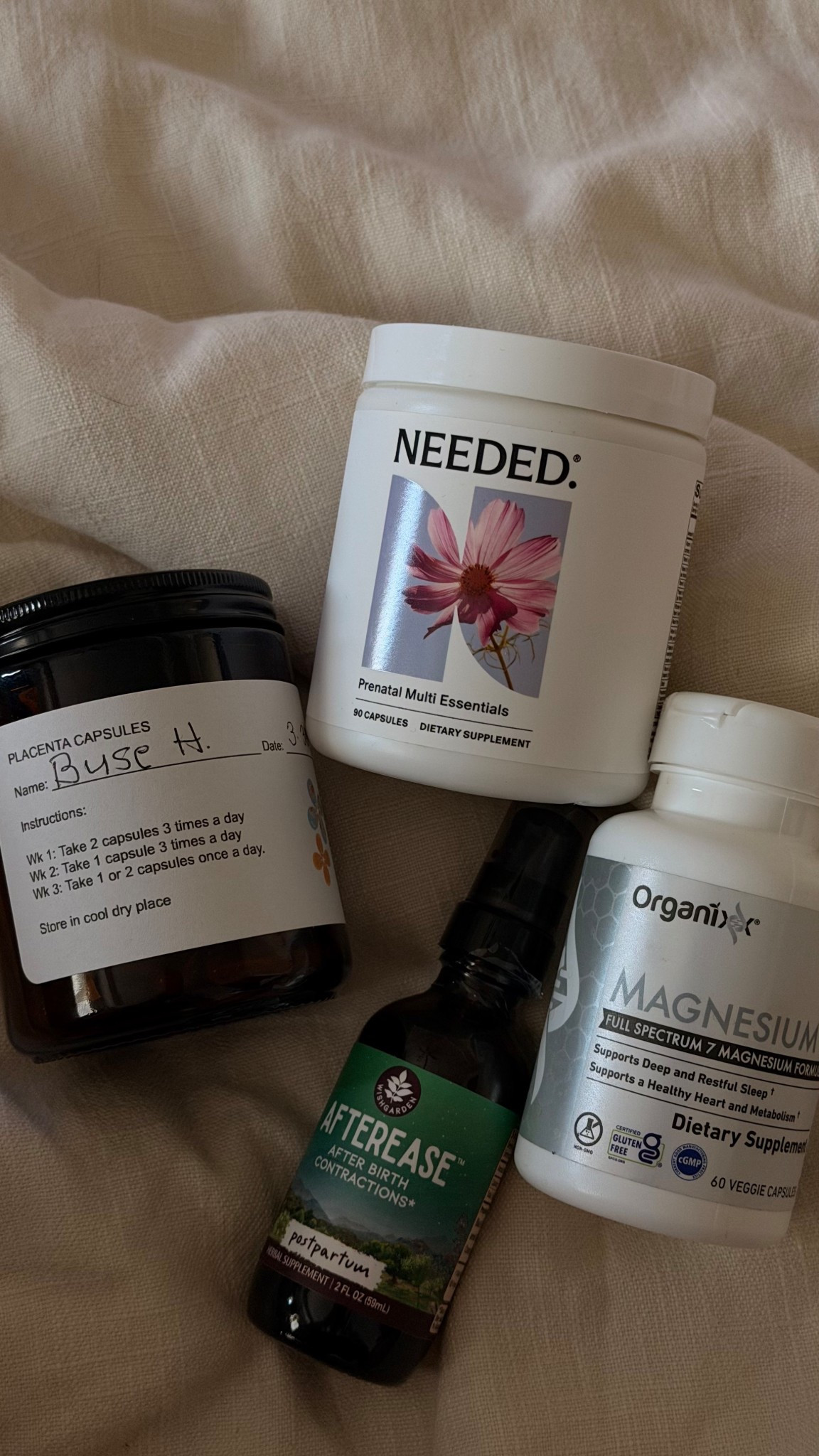 Postpartum supplement line up! 👼🏼

#LTKBump #LTKBaby #LTKmomlife