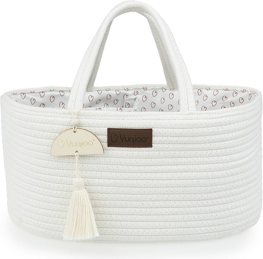 Diaper Caddy Organizer, Diaper Bag Tote for Changing Table Necessities and newborn essentials mus... | Amazon (US)