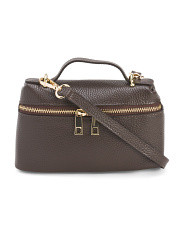 Made In Italy Leather Vanity Crossbody Case | Marshalls