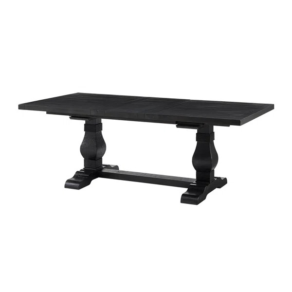 Wenger Extendable Pine Solid Wood Dining Table | Wayfair North America