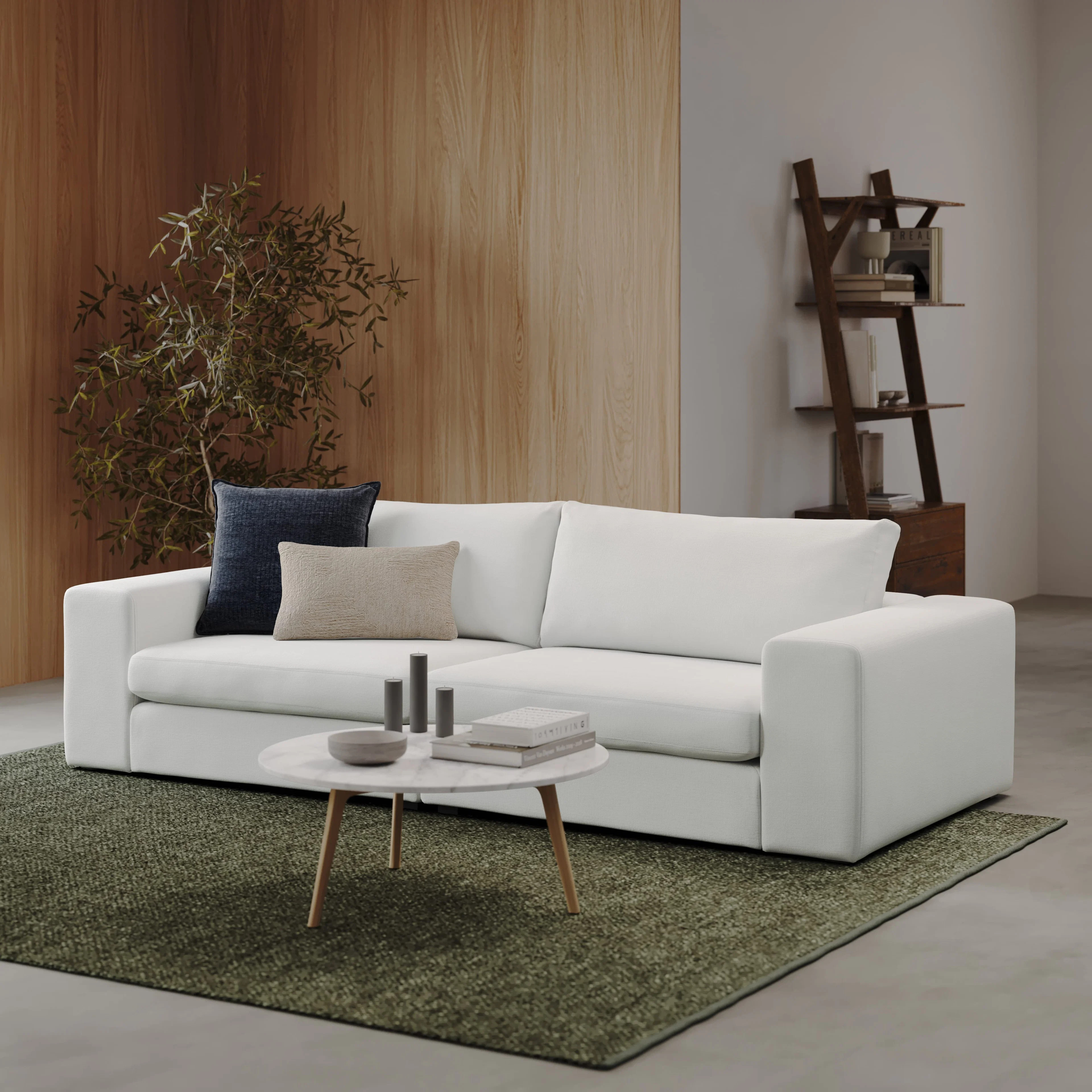 Beta 98" Modular Sofa - Quartz White | Article