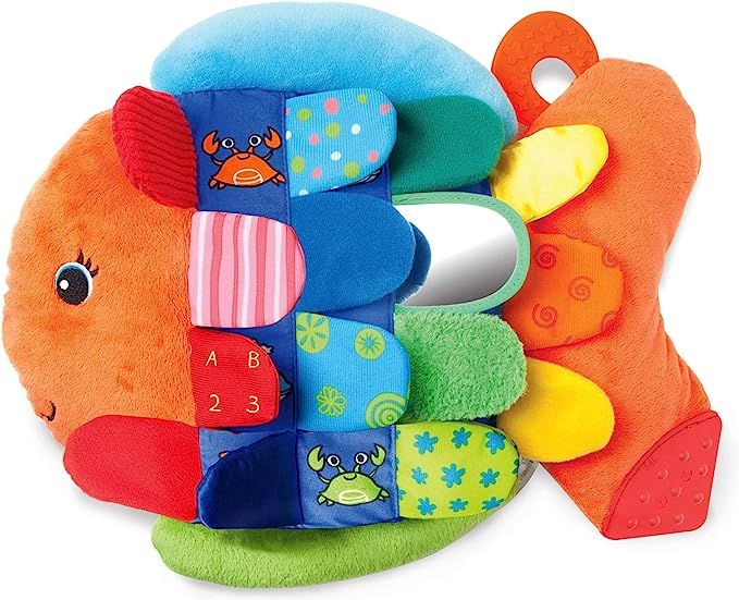 Melissa & Doug Flip Fish Soft Baby Toy - Flip Fish Baby Toy, Tag Toys For Babies, Tummy Time Toys... | Amazon (US)