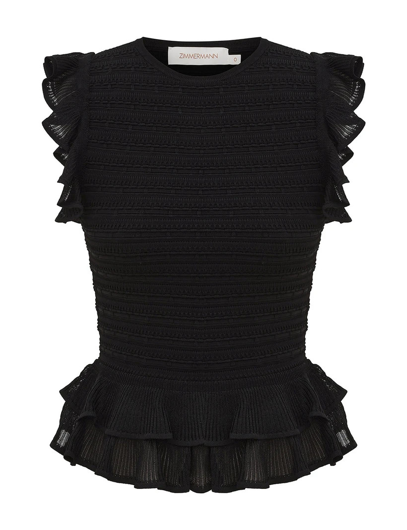 Luna Lace Frill Halter Top            
        
            

    
    
    











    

   ... | ZIMMERMANN (US, CA, EU, MENA)