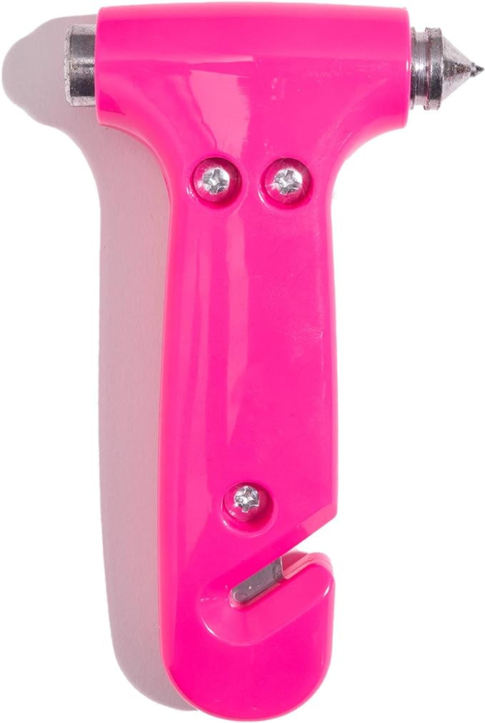 Super-Cute Safety Hammer - Emergency Automotive Escape Hammer Tool, Seat Belt Cutter & Car Window... | Amazon (US)