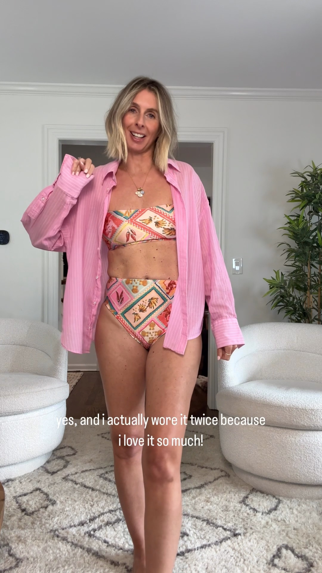 what i packed for spring break versus what i ACTUALLY wore. didn’t do too bad…besides the jewelry! 🫠

some of the dresses are no longer in stock because they are last years. shock horror, i don’t buy new every time i travel! 😉 

just because i’m vacationing with my kids, doesn’t mean i don’t wanna look cute! 

CARDIGAN - runs small. i’m in the large. 

KIMONO - small. 

SUN SWIMSUIT - size 6.

PINK SET - small in both.

RED ONE PIECE - medium. not the thickest material

WHITE BIKINI - medium.

SHEER PANTS - xs. size down.

BEIGE BEADED BIKINI - medium.

PATCHWORK BIKINI - size 6.

GREEN STRIPED BIKINI  - small in both pieces

YELLOW STRIPED PANTS - medium

PINK + BLUE KINI - size 4 top and size 6 bottom. 

BROWN STRIPED BIKINI - small

WHITE SHIRT - small

GREEN STRIPED SET - top medium. bottoms small.

PINK + BLUE KINI - wearing size 4 top and size 6 bottom. 

BROWN STRIPED BIKINI - wearing small in both pieces.




beach style. spring break style. new at target. yellow utility jacket. polka dot pants. polls dot bikini. spring set. spring style. cover up. totes. resort wear. white denim shorts.


spring break. beach style. poolside. vacation looks. summer set. festival style. kinis, cover-ups, one-pieces, sets, & totes. this was one mammoth spring break stylish sesh! here’s everything you need for spring break. ☀️ 🌊 🍸 

#LTKFestival #LTKootd #LTKOver40 #LTKSwim #LTKTravel #LTKgrwm