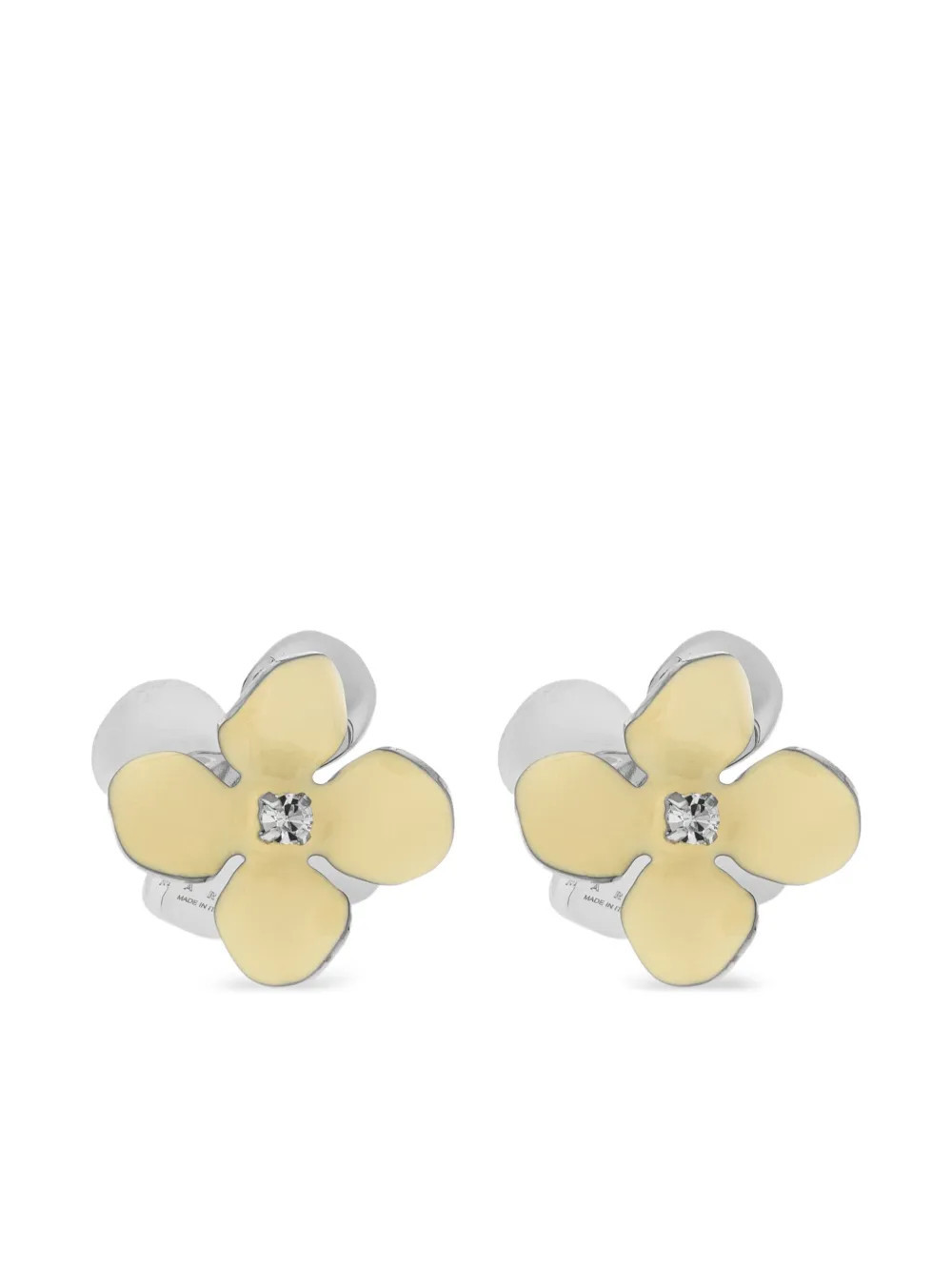 Marni floral-motif earrings - Silver | Farfetch Global