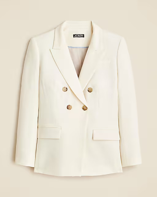 Double-breasted blazer in Italian stretch merino wool blend | J. Crew US