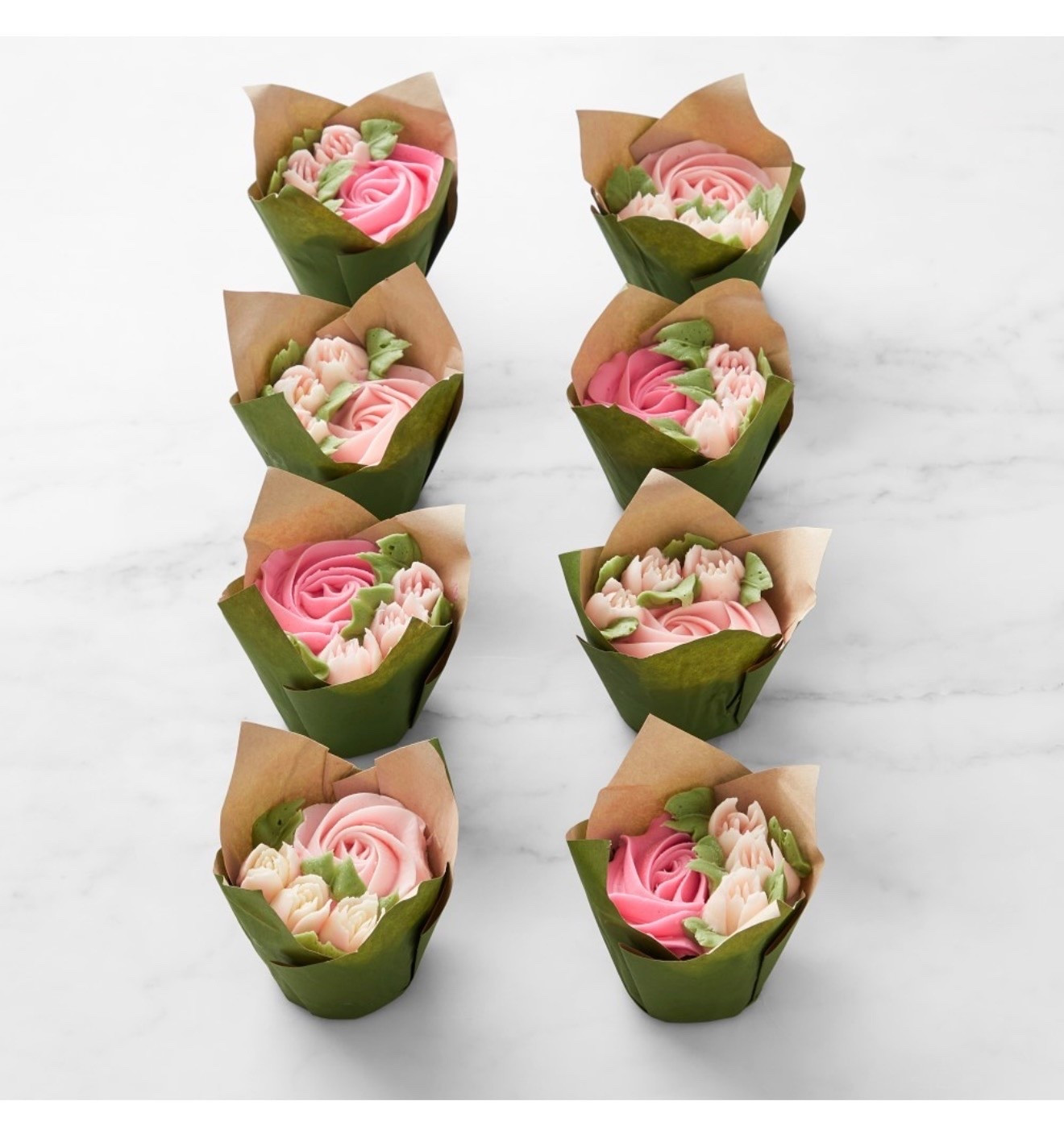 Pink Rose Bouquet Cupcakes, Set of 8

Days bloom brighter when you share cupcakes topped with luscious buttercream bouquets

#LTKHome #LTKSeasonal #LTKWedding