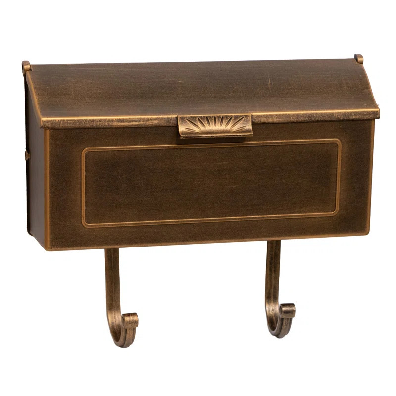 Cast Aluminum Wall Mounted Mailbox | Wayfair North America