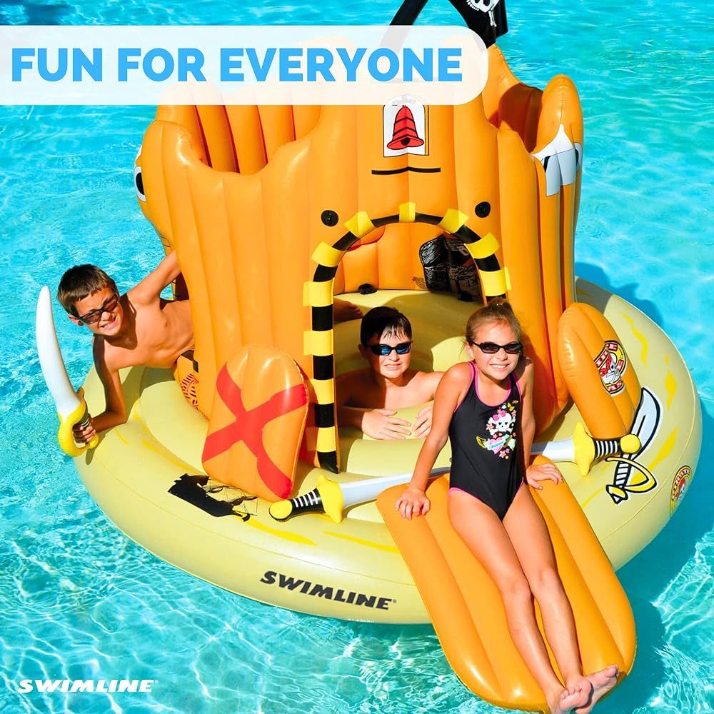 Swimline Giant Inflatable Giant Habitat Castle Pool Float Series for Kids and Adults Size Fits Up... | Amazon (US)
