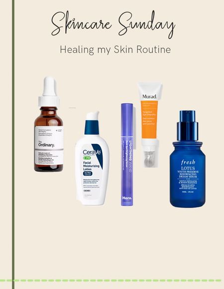 Acne healing skin routine 

#LTKstyletip #LTKbeauty #LTKSeasonal