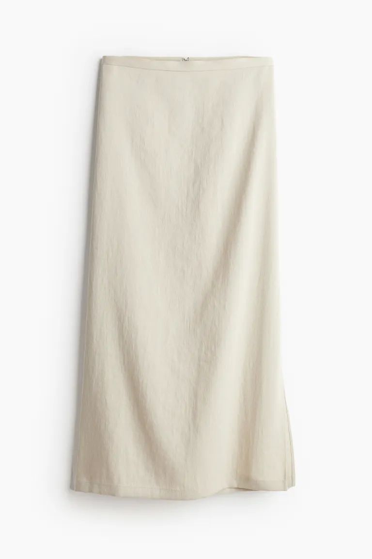 Twill column skirt | H&M (UK, MY, IN, SG, PH, TW, HK)
