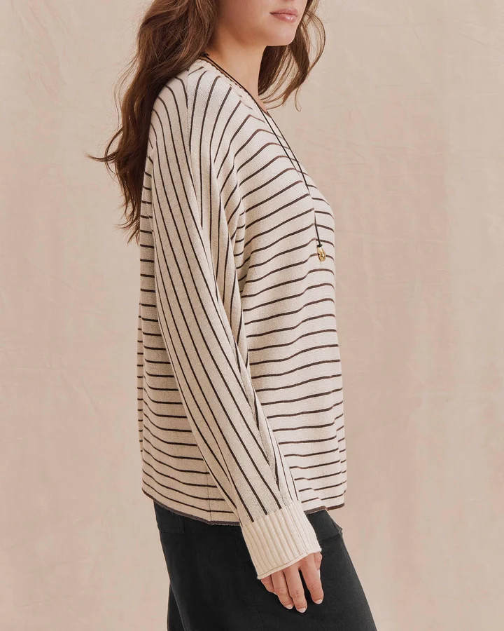Georgie Stripe Pullover Sweater | Splendid