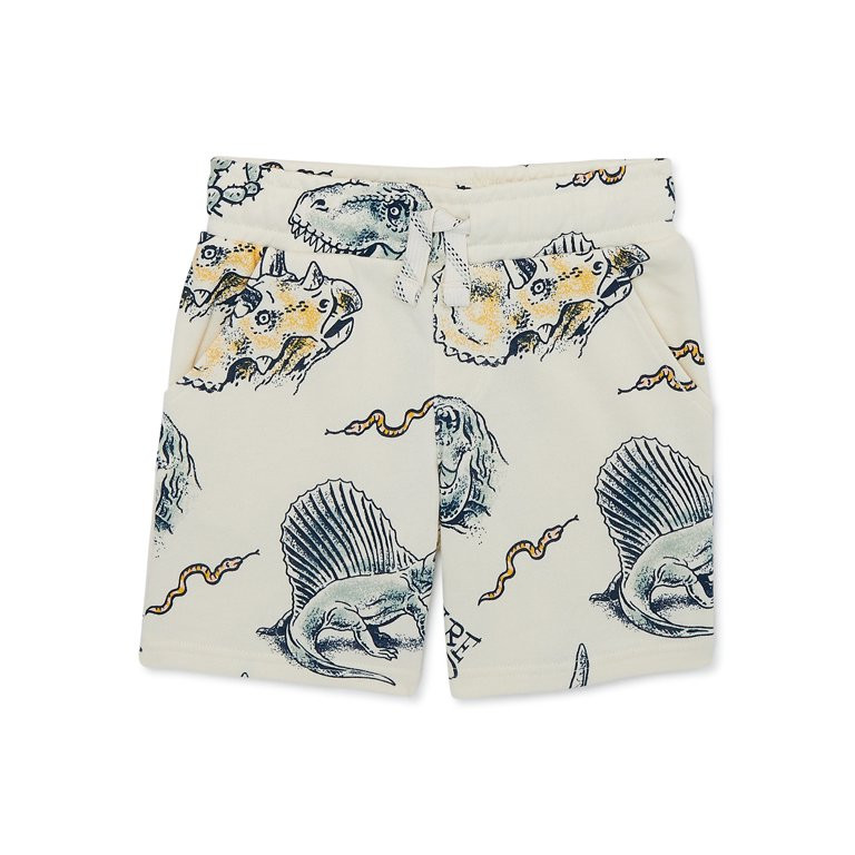365 Kids Boys French Terry Print Shorts, Sizes 4-10 | Walmart (US)