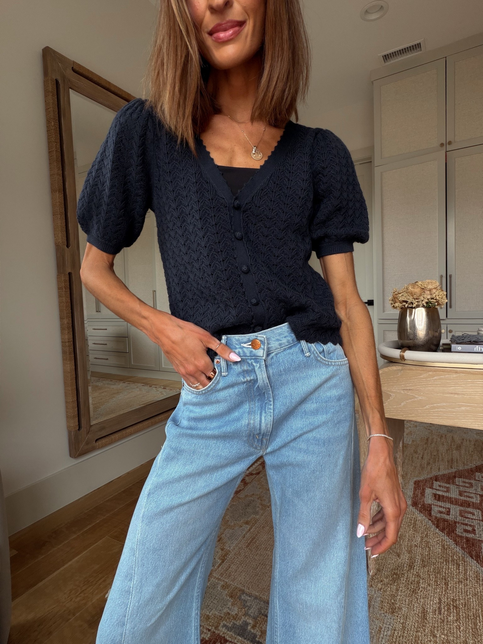 love all of the darling details on this top! 💗 runs tts 