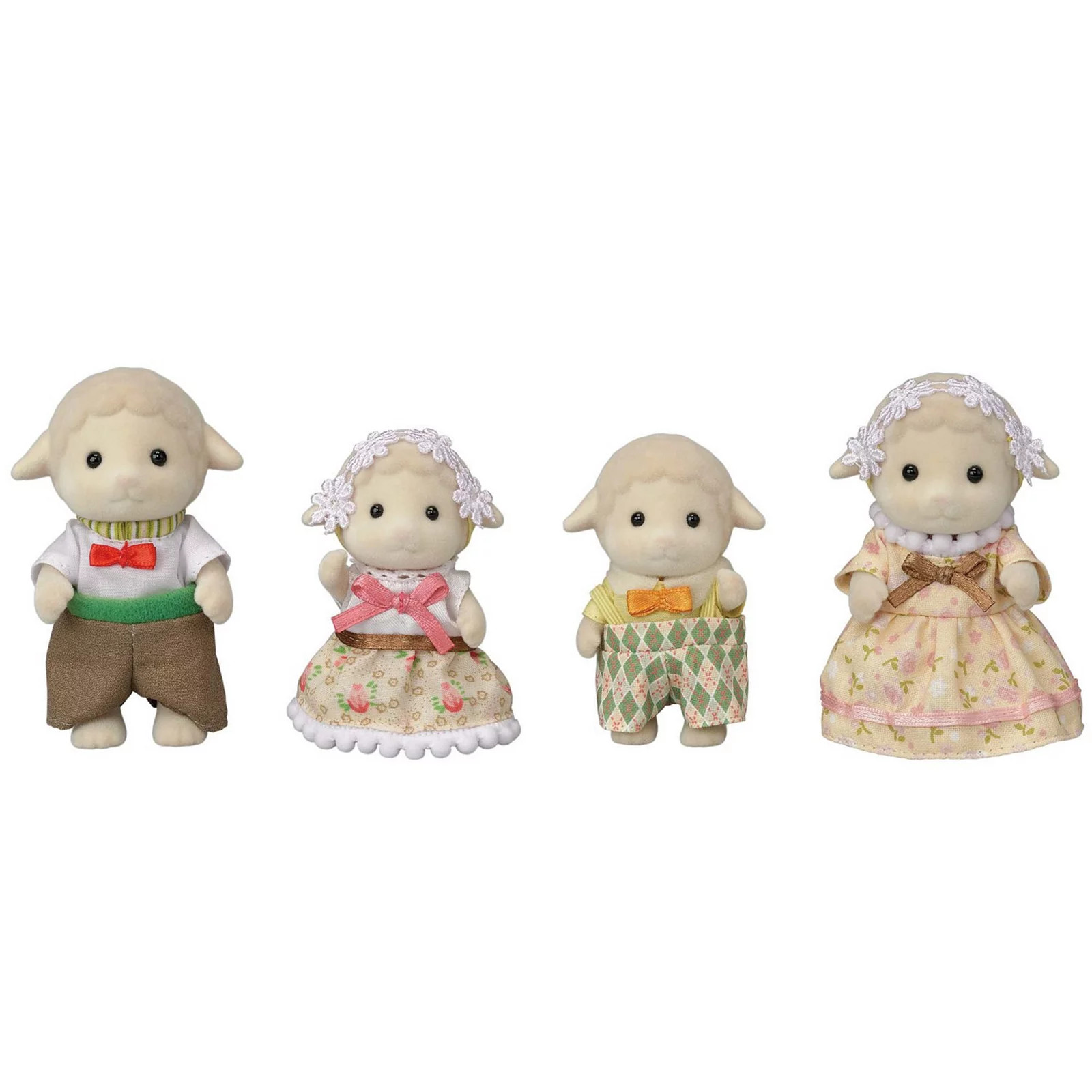 Calico Critter Sheep Family Set of 4 Collectible Doll Figures, Multi | Kohl's