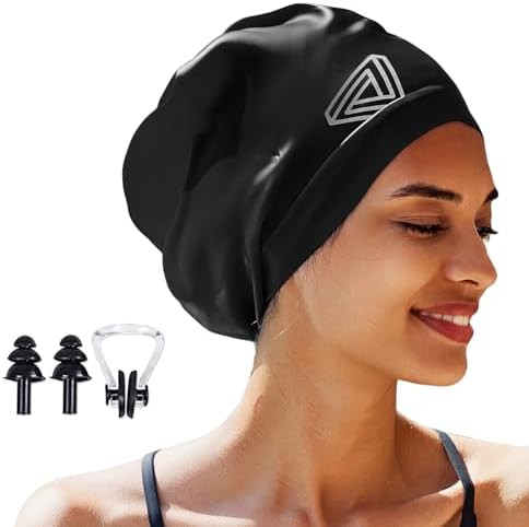 Large Swimming Cap, Suitable for Men and Women, Specially Designed Swimming Cap, Suitable for Ver... | Amazon (CA)