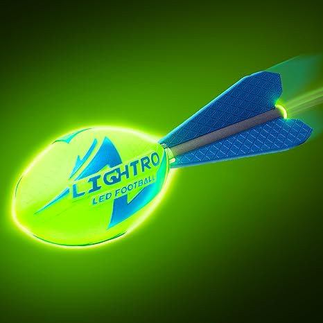 LIGHTRO - Foam Glow in The Dark Football - Super Bright - Smart LEDs - Batteries Included - Footb... | Amazon (US)