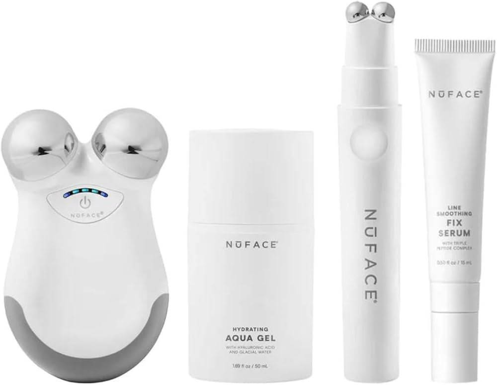 NuFACE Mini and FIX FDA Cleared Microcurrent Device Starter Kits - FDA Cleared Face Sculpting + L... | Amazon (US)