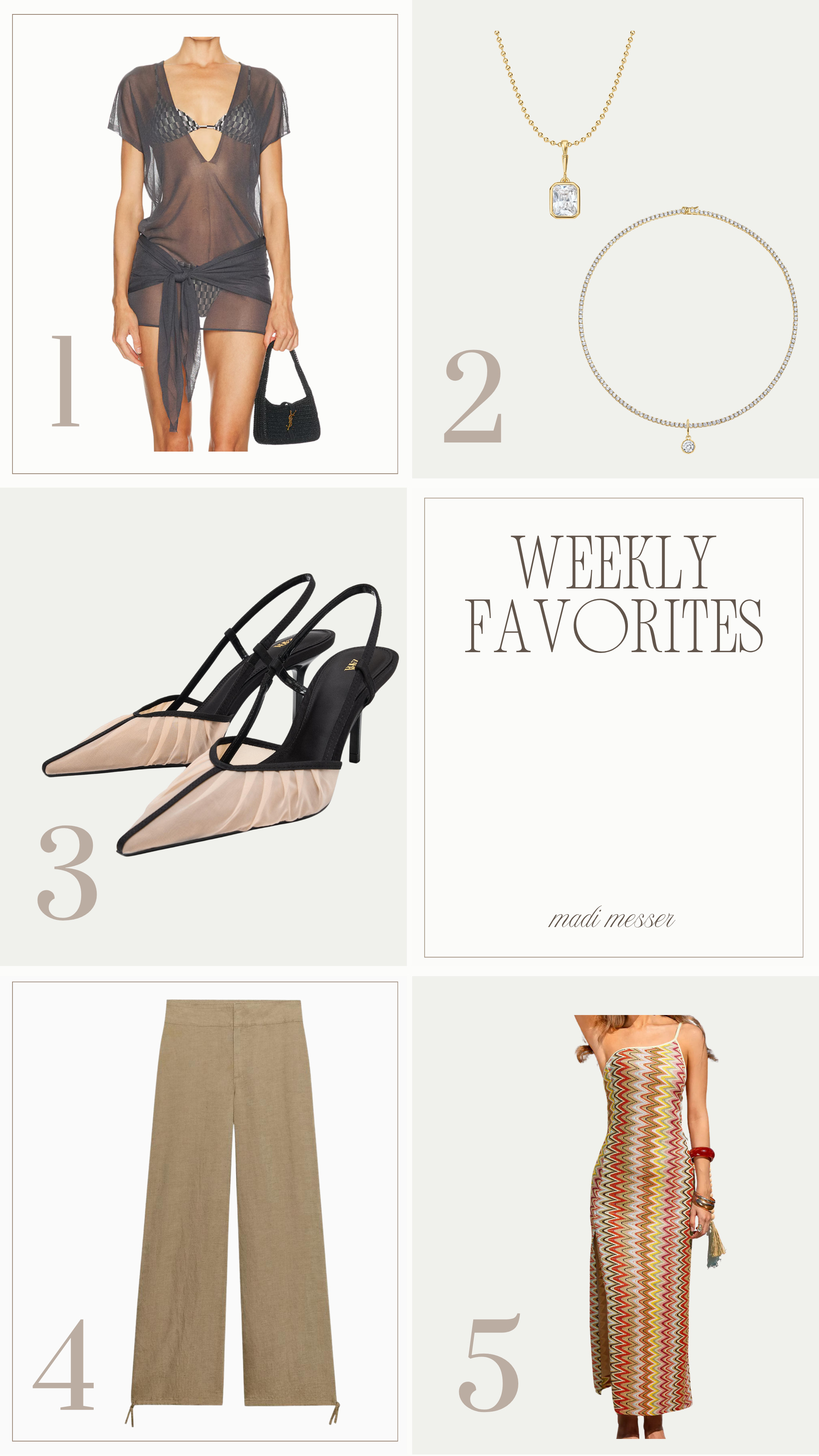 my favorites this week! loving these necklaces from electric picks!

vacation outfits, gold jewelry, heels 

 #LTKgrwm #LTKootd