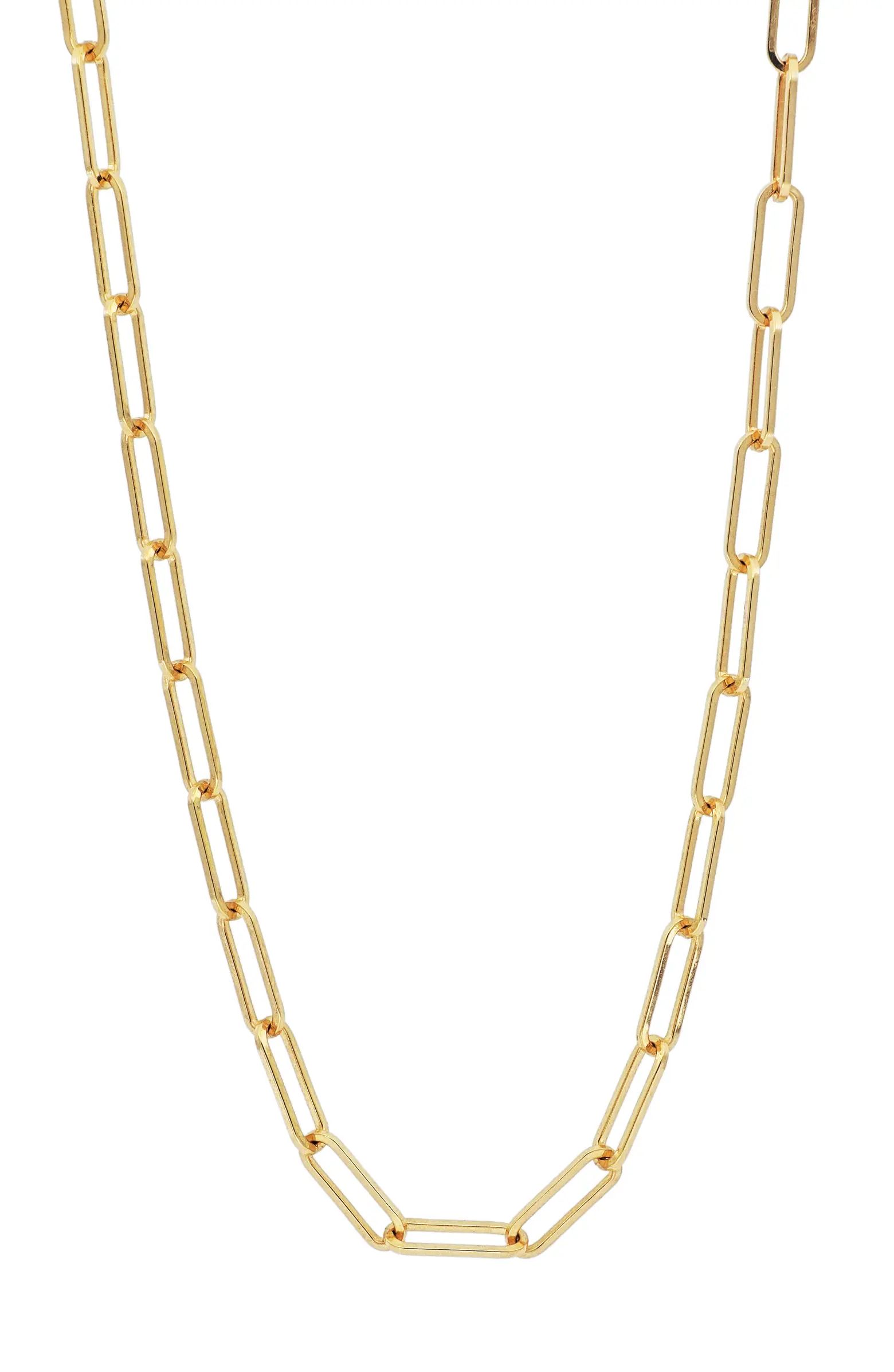 Ofira 14K Gold Chain Link Necklace | Nordstrom
