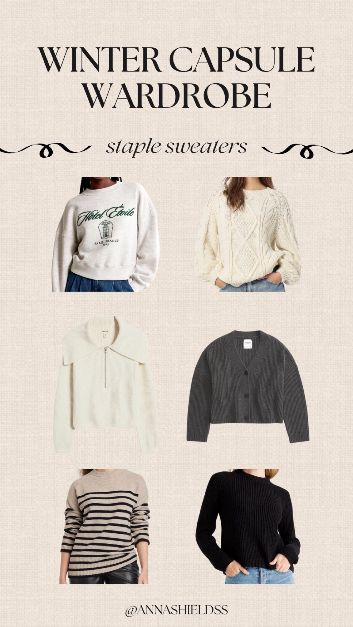 Winter Capsule Wardrobe Episode 4: My capsule wardrobe’s staple sweaters! Casual outfit | jcrew | holiday outfit | Abercrombie | nordstrom | target | 

#LTKfindsunder100 #LTKstyletip #LTKSeasonal