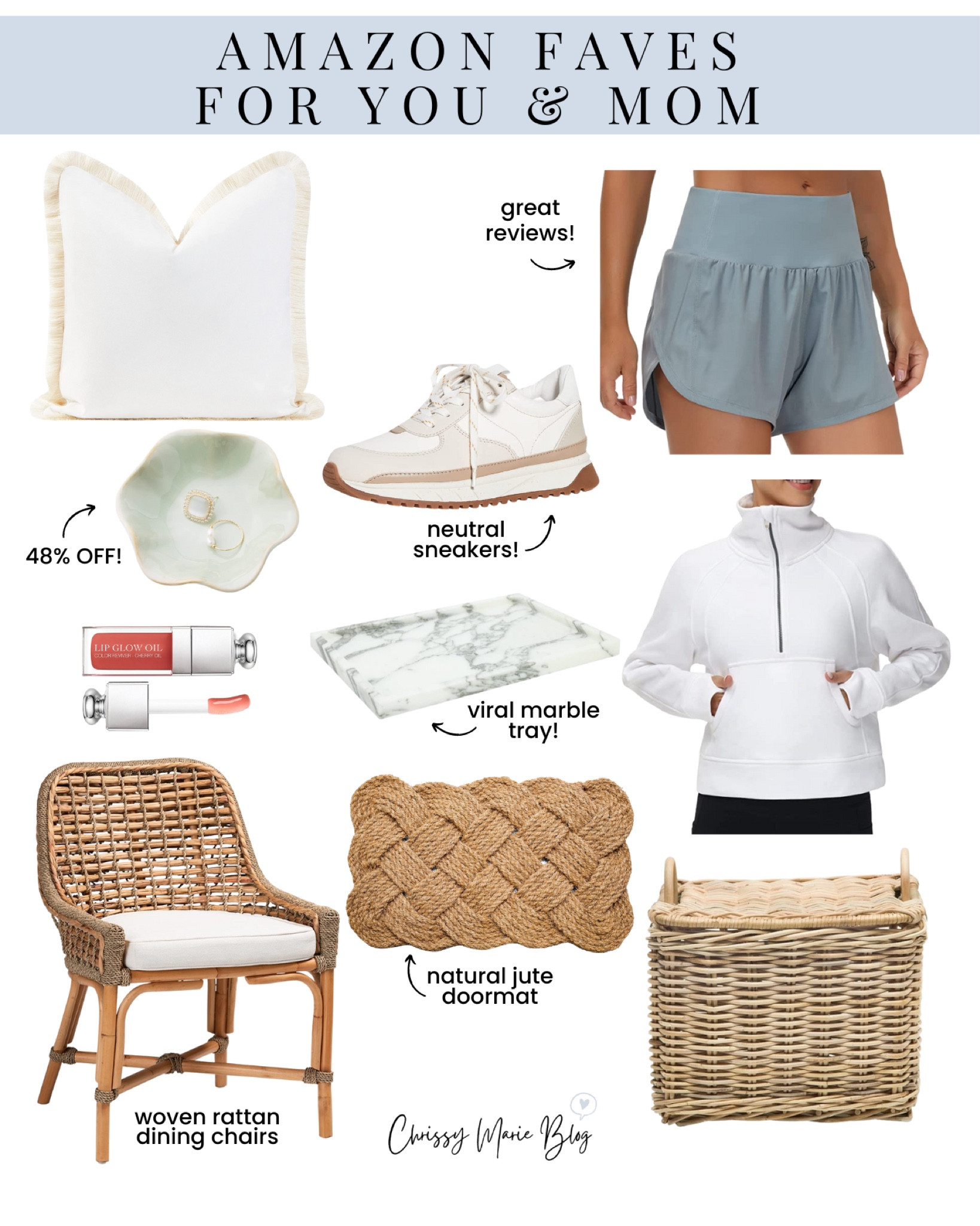 Amazon gifts / gifts for mom / Mother’s Day gifts / Amazon favorites / home decor / neutral sneakers / Amazon half zip / lululemon dupe

#LTKFind #LTKhome #LTKSeasonal