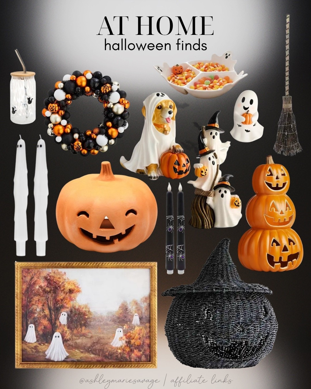 More Halloween finds from At Home!!! 🎃👻 So many fun pieces that are getting me so excited for the season!!! 🖤🤍🧡

#LTKSeasonal #LTKHome