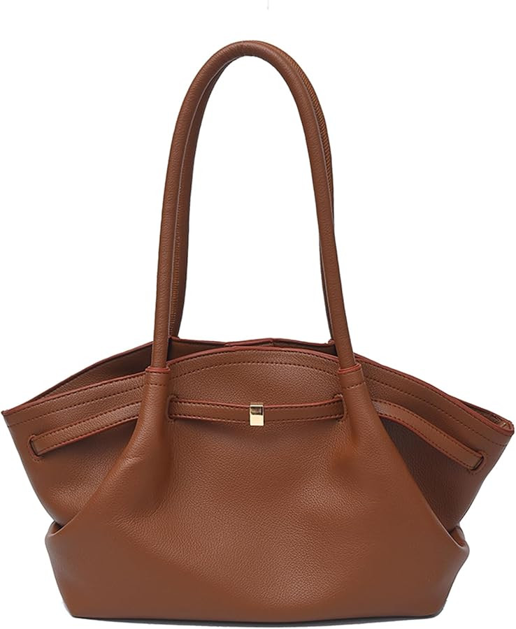 Makukke Faux Suede Tote Bag for Women, Hobo Handbag Women Vintage Shoulder Bag Purse for Work Off... | Amazon (US)