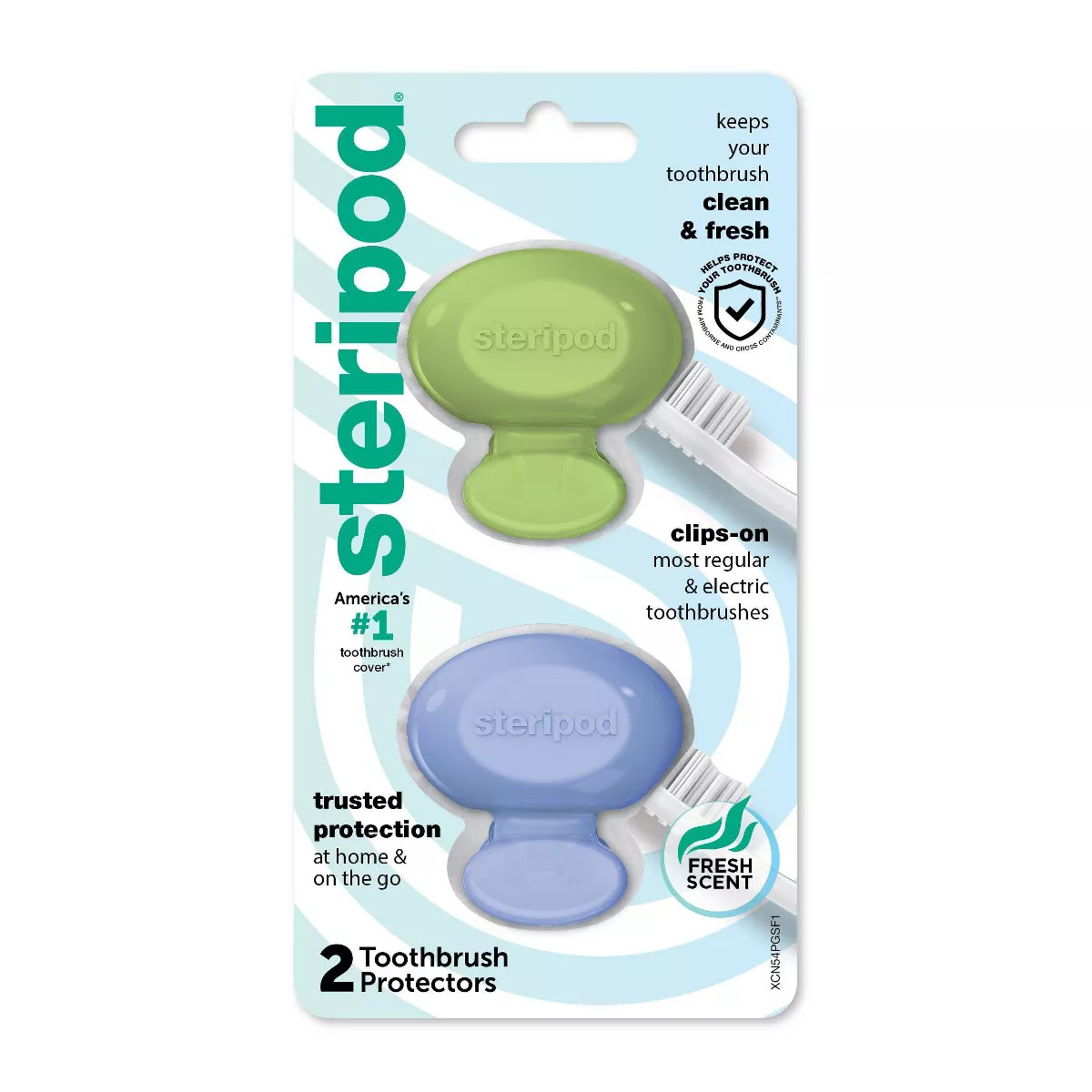 Steripod Toothbrush Protec Cover - Trial Size - 2ct | Target
