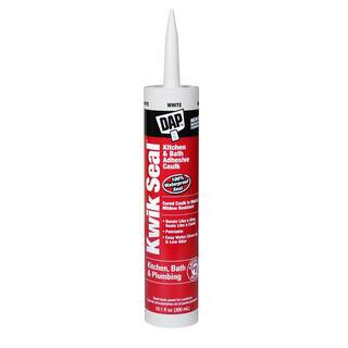 Kwik Seal 10.1 oz. White Kitchen and Bath Adhesive Caulk | The Home Depot