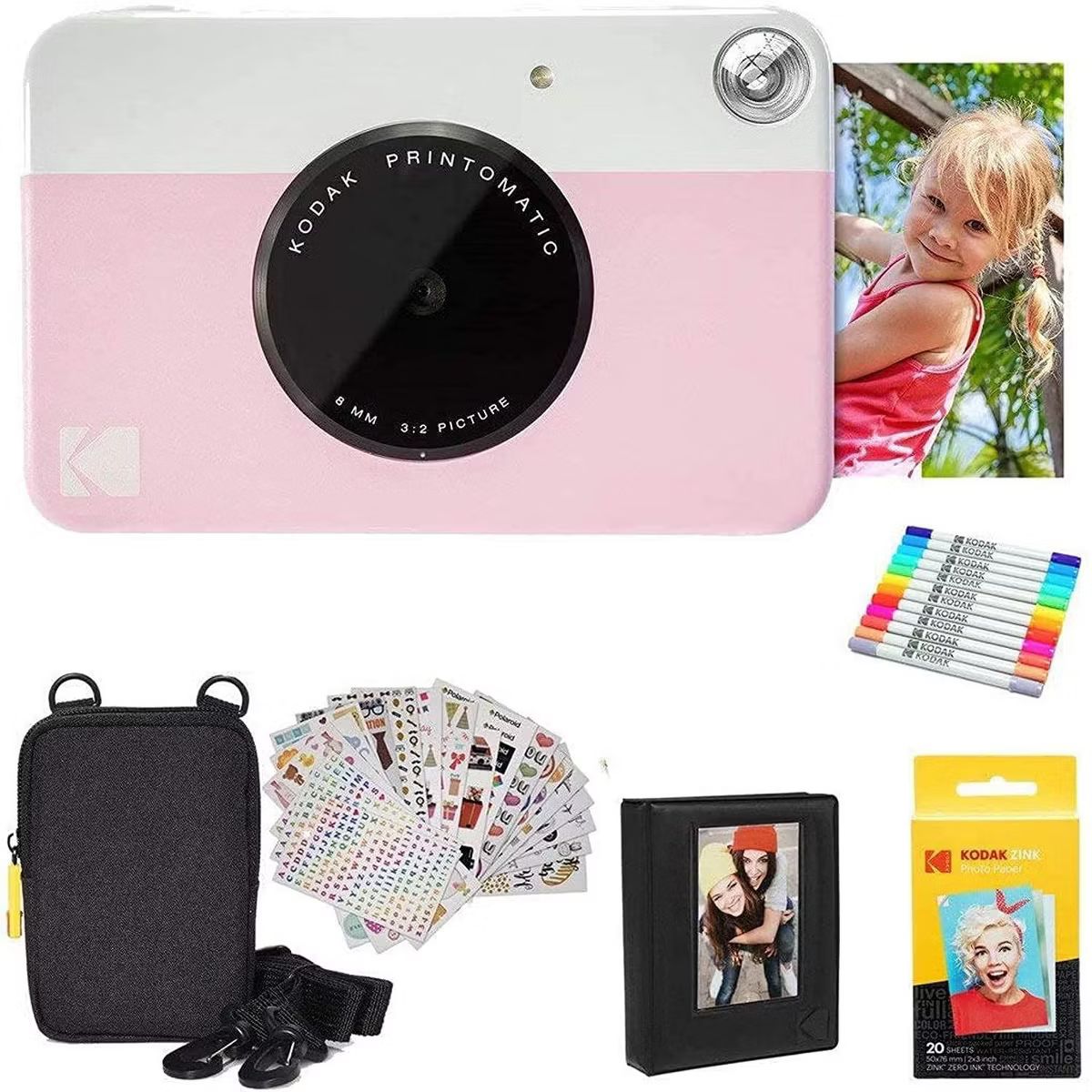 KODAK Printomatic Digital Instant Print Camera Starter Bundle | Target