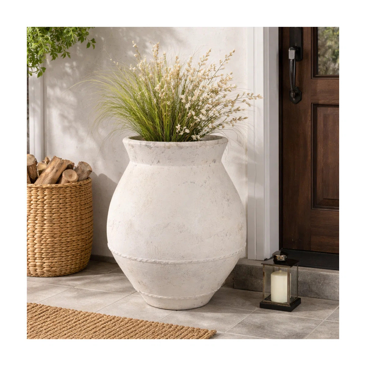 Hooge Pottery Terracotta Vase Handmade Ceramic Decorative Accent Container Artisan Sculpted Clay ... | Wayfair North America