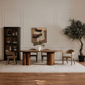 Hilda Oval Dining Table (96") | West Elm (US)