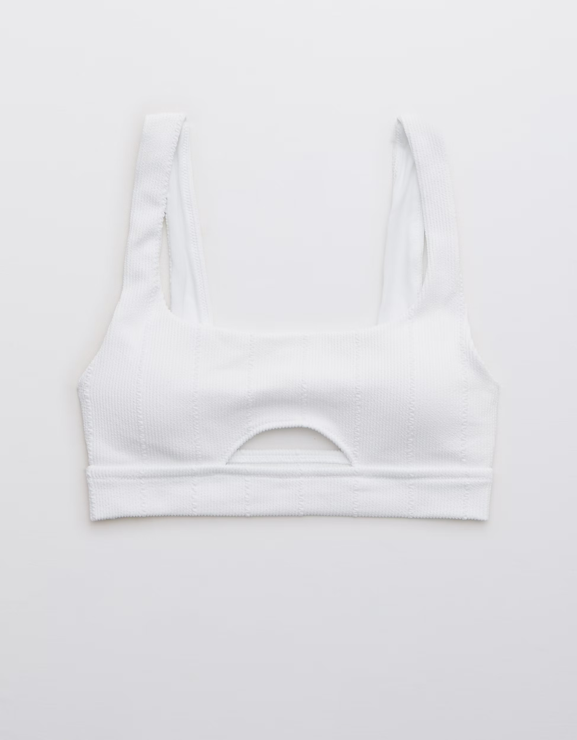 Aerie Crinkle Cut Out Scoop Bikini Top | American Eagle Outfitters (US & CA)