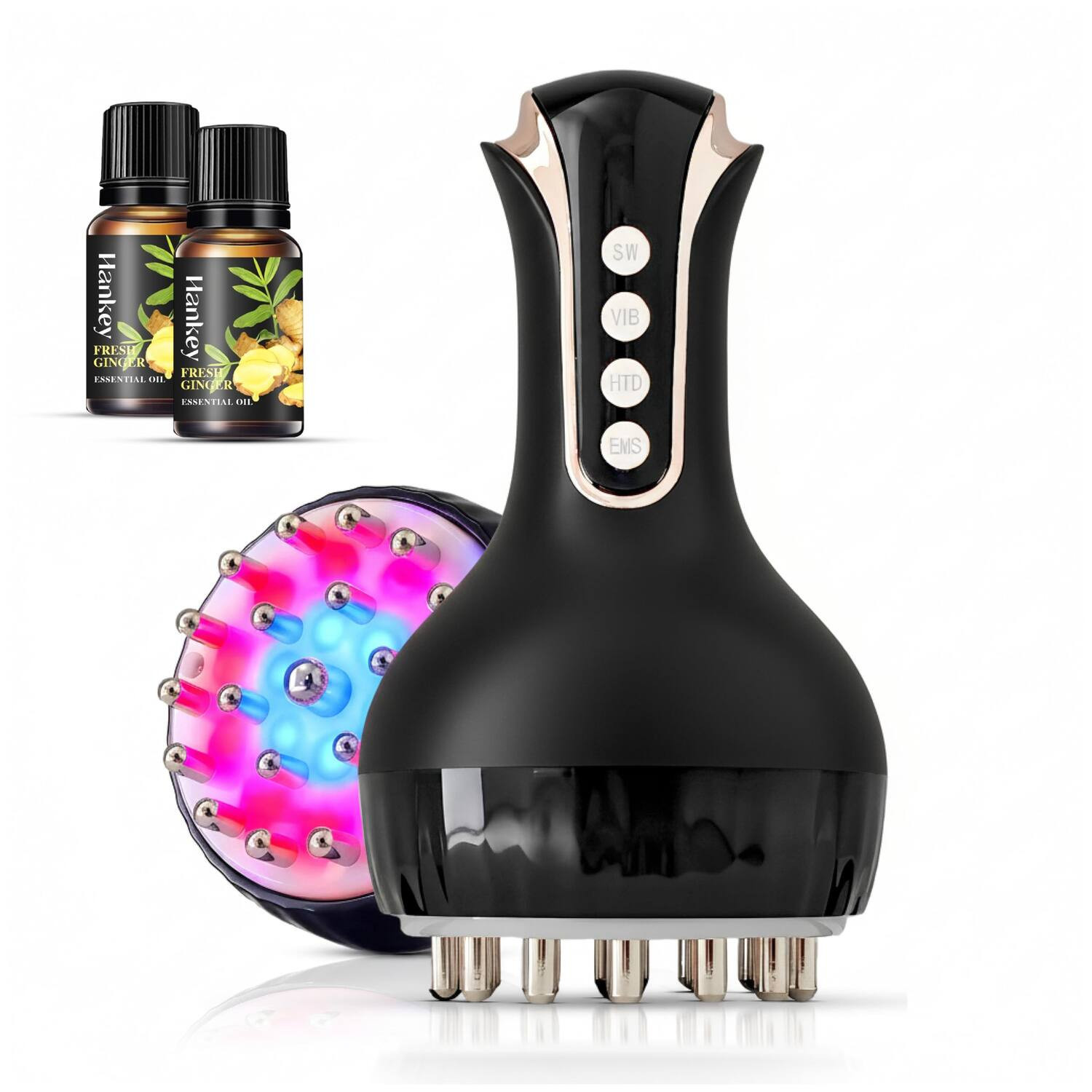 DORLUKFU - 3 in 1, 35-Speed Lymphatic Drainage Massager & Anti Cellulite Message Tool with Essential Oil, Body Sculpting Machine | Best Buy U.S.