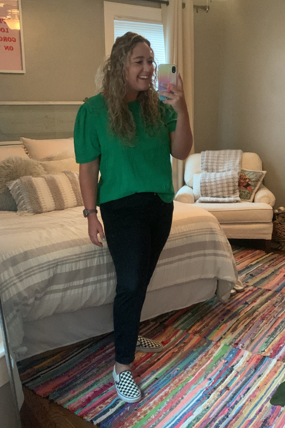 Size up one in the joggers!! 
1XL in top - fits true to size

#LTKunder50 #LTKcurves #LTKworkwear