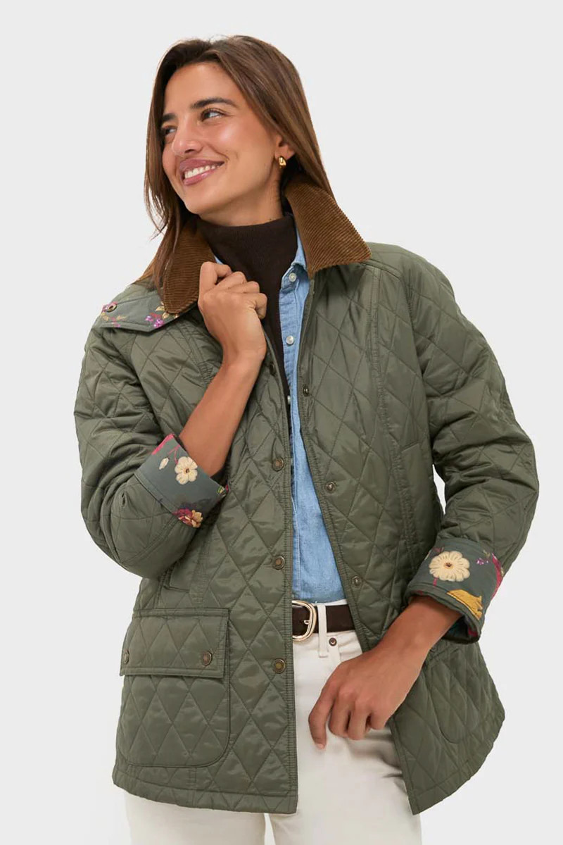 Dusty Khaki Barbour x Tuckernuck Lainey Quilt | Tuckernuck (US)
