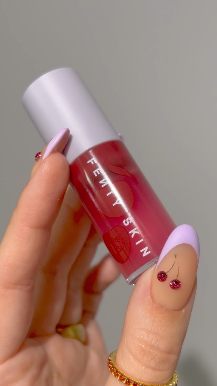 🍒✨💜 the best lip oil & matching nail art 

#LTKbeauty