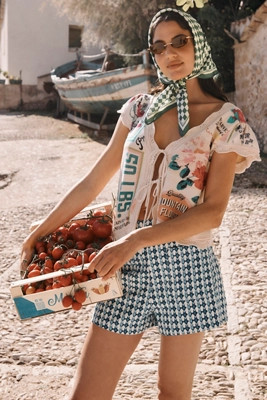 Patterned Hair Scarves, Set of 2 | Anthropologie (US)