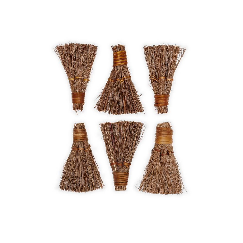 Bindle & Brass Fresh Lavender Breeze - 3 in. Scented Broom (6-Pack) | The Home Depot