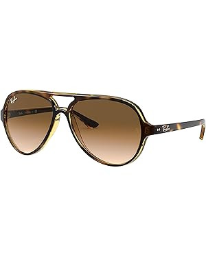 Ray-Ban RB4125 Cats 5000 Aviator Sunglasses | Amazon (US)