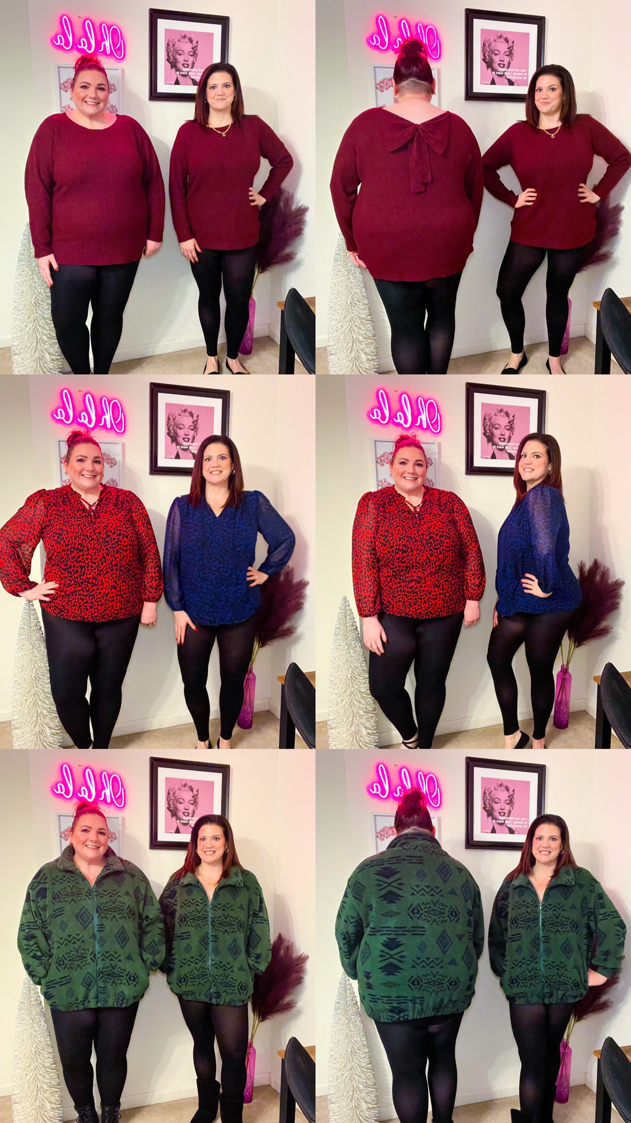 Sisters Try On Haul: 3 Outfit Ideas, 1 Pair of Tights featuring BloomChic 🖤

These are definitely ankle tights, not leggings: so keep that in mind! But you get the point 😏 

15% off codes: KATIEWALLACE15 or JWALL0217

#LTKMidsize #LTKWatchNow #LTKPlusSize