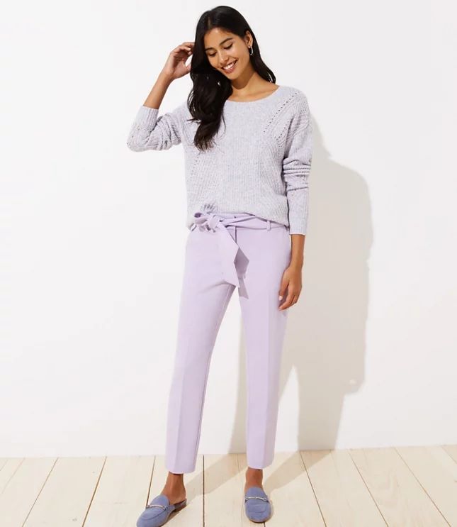 Slim Tie Waist Pencil Pants in Marisa Fit | LOFT