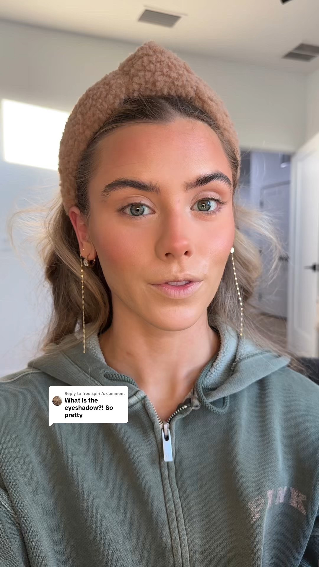 My easy eyeshadow routine is two products! My powder blush and my powder bronzer blended with my Dibs Beauty brush. I used the Patrick Ta Major Headlines powder blush in shade she goes to the gym. For the bronzer, I used the Dibs Beauty (code SLOANE) baked bronzer in shade Carmel cappuccino  

#LTKBeauty #LTKgrwm #LTKselfcare