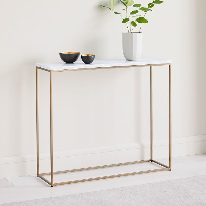 Streamline Console - Marble | West Elm (US)