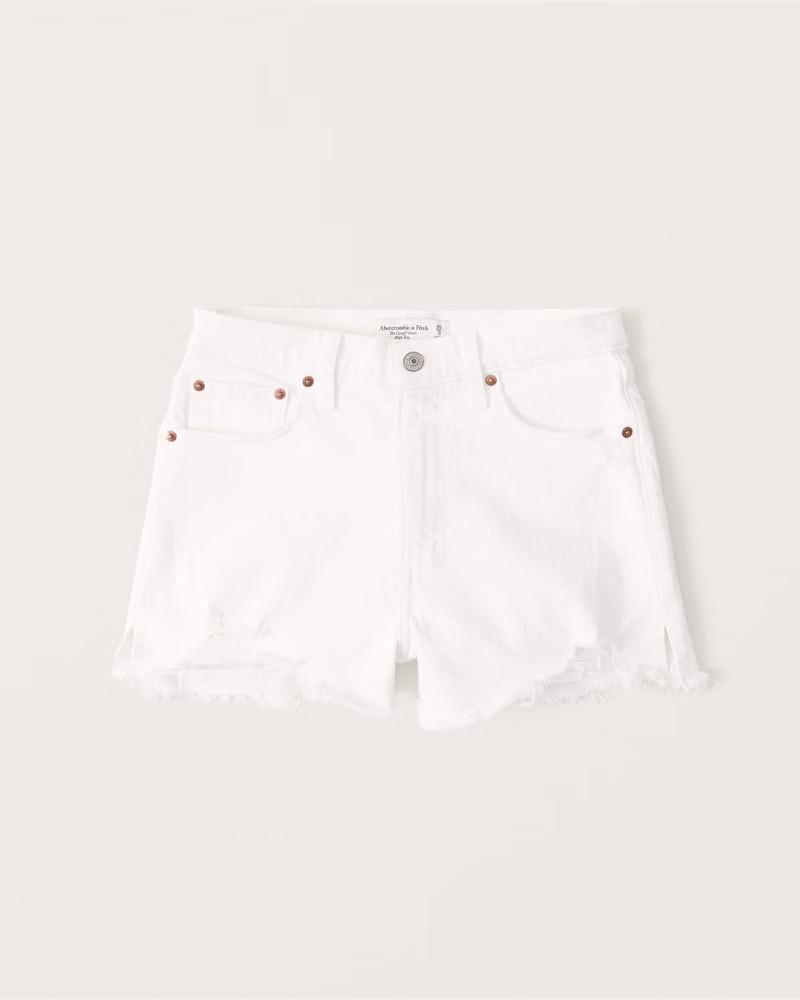 90s High Rise Cutoff Shorts | Abercrombie & Fitch (US)