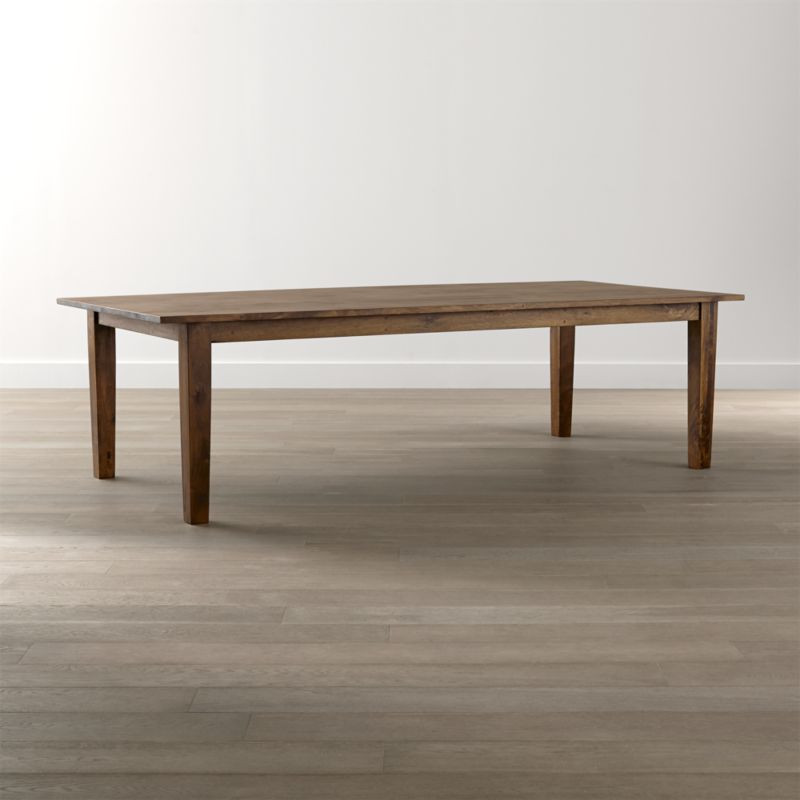 Basque Honey 104" Dining Table | Crate & Barrel
